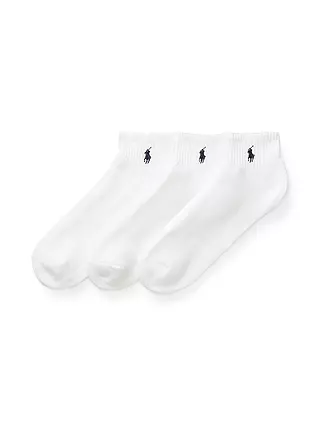 POLO RALPH LAUREN | Sneaker Socken 3er Pkg white | 